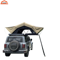 Tente de toit EZNEST ultra-mince et légère, anti-condensation, en alliage d'aluminium respirant, à coque rigide, tente de toit 4x4 autonome