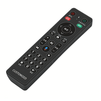 Control Remoto por Voz con Código Fijo para Aplicaciones Domésticas Personalizadas OEM, para SMART TV MK032B, Caja Verde, Batería AAA