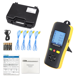 Thermomètre numérique portable TC604 à 4 canaux pour la mesure de la température de surface, enregistreur de données de température avec thermocouples de type K/T/J - Product Image 6