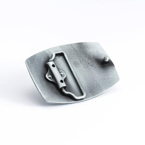 Hebilla de cinturón lisa de aleación de zinc, hebilla cuadrada DIY Simple y elegante, hebilla informal de moda para patineta - Product Image 5