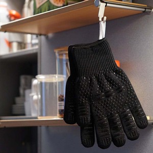 Logo personnalisé Mitaine de <span class=keywords><strong>four</strong></span> Cuisine Anti-Chaleur Grill Bbq Gants Silicone Résistant à la Chaleur Gants BBQ Grill Gants <span class=keywords><strong>Pour</strong></span> Cuisson Cuisson Cuisson - Product Image 6
