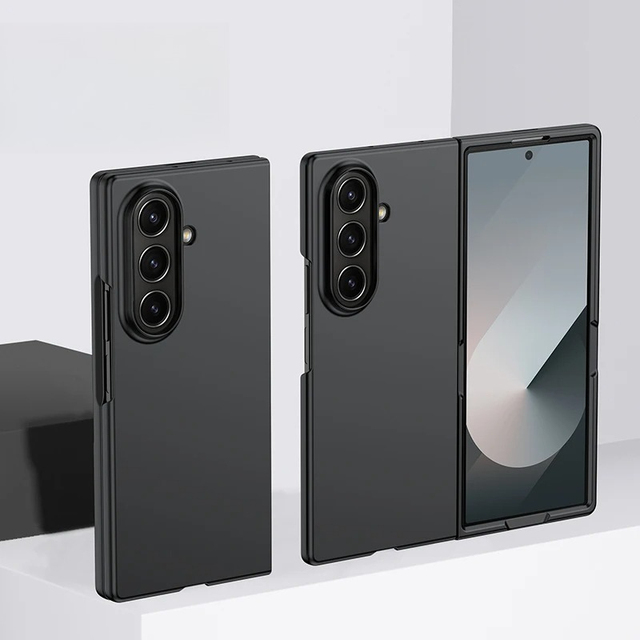 For Samsung Galaxy Z Fold 7 Case Solid Color Matte Ultra-thin Skin-Friendly Hard Folding Protective Phone Cover Accessory Funda