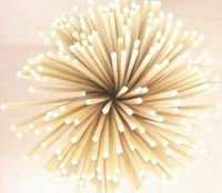 Bâtonnets de bambou jetables, 100 pièces, bâtonnets carrés, brochettes de barbecue, meilleurs ventes