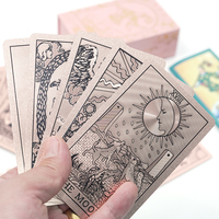 Vente en gros de cartes de tarot de haute qualité, belles, bon marché, impression personnalisée en couleur, boîte magnétique à rabat OEM pour cartes Oracle
