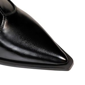 7933-1 Stivali da Donna Stile Europeo e Americano, Sexy con Tacco a Spillo Sottile, Cerniera alla Caviglia, Vestibilità Slim, Fodera in <span class=keywords><strong>Ecopelle</strong></span> - Product Image 4