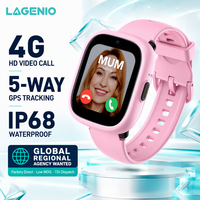 Montre connectée pour enfants LAGENIO à prix avantageux, 4G GPS WIFI Tracker, étanche IP68, SOS, appel vidéo HD, montre numérique en silicone souple pour enfants