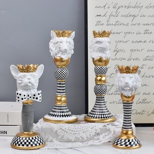Artesanía Nórdica Abstracta de Animales, Decoraciones Modernas Minimalistas de Resina para el Hogar, Sala de Estar, Vinoteca, <span class=keywords><strong>Comedor</strong></span> - Product Image 3