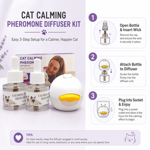 Diffuseur apaisant pour chats OEM ODM personnalisé – Arrête les morsures, les griffades, les cachettes <span class=keywords><strong>et</strong></span> les combats – Améliore le sommeil – Réduit le stress – Large couverture - Product Image 4