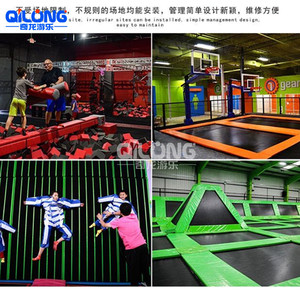 Parques temáticos <span class=keywords><strong>para</strong></span> niños, Plan de <span class=keywords><strong>negocios</strong></span> comercial, parque de trampolín pequeño <span class=keywords><strong>para</strong></span> interiores con campo Ninja - Product Image 6