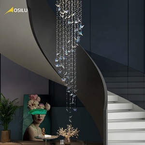 <span class=keywords><strong>Lampadario</strong></span> a Farfalla in Cristallo Italiano-Francese, per Hotel di Lusso, Lobby, Casa, Duplex, Personalizzabile - Product Image 6