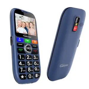 高品質の携帯電話MTK6261クレードルオプションのデュアルSIM SOSシニア老人ロングスタンバイトーチ2.31インチセルラー
