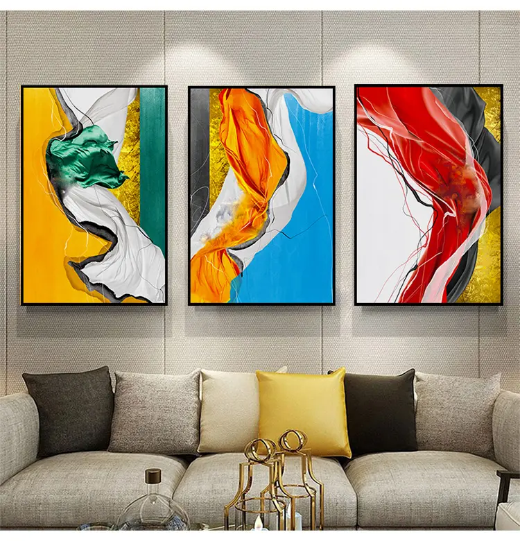 Großhandel Custom Serbien Wand kunst Malerei Leinwand Abstract Custom ized SCENERY Abstract Printed