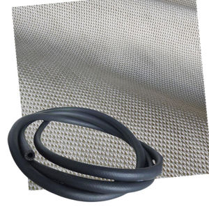 Dệt Kim Lưới Vải 100% Meta Aramid Nomex 140gsm Greige Vải Cho Tự Động Ống Cao Su Gia Cố Lớp - Product Image 1