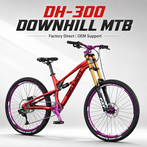 Bicicleta de Montaña de Aluminio de 27.5 Pulgadas con Suspensión Completa, 10 Velocidades, Soft Tail, Downhill, MTB, Frenos de Disco Hidráulicos ZL-AL-02M - Product Image 1