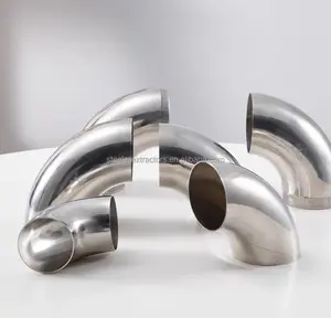 Sanitary stainless steel 304 welded 90 Degree Elbow Bend