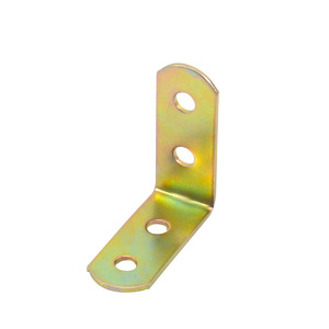 Connecteur d'angle en L épaissi en acier au carbone zingué pour la fixation de penderies, tables et chaises - Product Image 4
