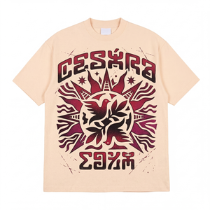 T-shirt surdimensionné de haute qualité pour homme, vêtements décontractés personnalisés, fabricant OEM pour impression DTG, logo complet, grandes tailles. - Product Image 1