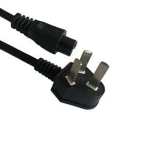 High Quality Laptop Computer Extension Cord 1M 1.5M 2M Copper Power Cable with CCC CE AC Certificate