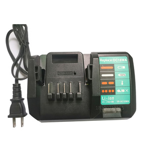 Cargador Maktec DC18WA para Baterías <span class=keywords><strong>BL1813G</strong></span> y BL1415G de 18V, Cargador de Pie con Salida de 2A, Entrada de 110-240V - Product Image 1