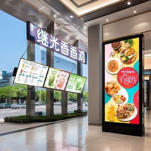 Muenled Panneau de menu LED personnalisé ultra mince avec cadre en aluminium et verre trempé - Product Image 3