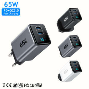 Cargador de Pared KYT de 65w con Enchufe Australiano, PD, PPS, <span class=keywords><strong>USB</strong></span>, Tipo C, Carga Rápida GaN para Samsung - Product Image 2