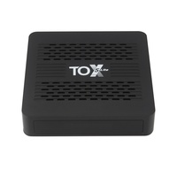 UGOOS Tox5 Lite Android TV Box Android 14 RJ45 1000M Amlogic S905X5M Quad Core ARM Cortex-A55 2.4G/5G2T2R BT5.4 Set-top Box