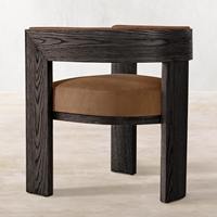 Chaise de salle à manger en bois massif rétro scandinave, mobilier moderne pour la maison, idéal pour les hôtels, les restaurants, les scènes de table à manger de loisirs
