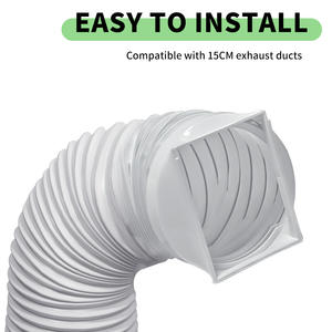 Conditionnement d'air portable pour usage domestique en ABS avec interface universelle, connexion sans couture à encliquetage et installation facile - Product Image 4