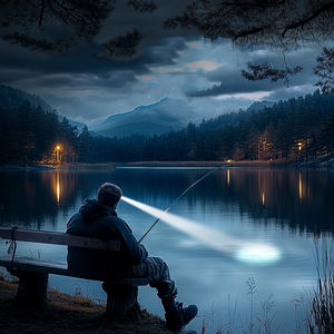 Lampe frontale portable légère en silicone, rechargeable au lithium-ion, IP55, faisceau large COB, luminosité réglable pour le camping - Product Image 6