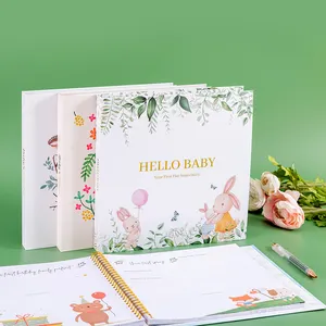Custom Design Printing High Grade Memory Book For Baby Memory Keepsake Journal For Baby Growth