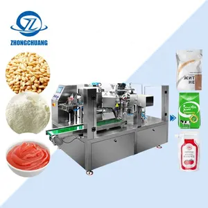 Sugar Sachet Packing Rotary Mylar Bag Pure Water Sealing Packaging Tea Production Machinery Package Machine