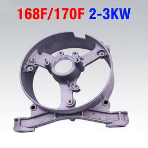 ชิ้นส่วนเครื่องกำเนิดไฟฟ้าเบนซินในครัวเรือนขนาดเล็กมอเตอร์3KW 2KW 168F 170F ด้านหลังพร้อมฝาครอบอลูมิเนียมด้านหลัง - Product Image 2