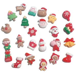 Resin Diy Accessories Mobile Phone Cases Children's Headwear Handmade Materials Crocs Buckle Christmas Bells Resin Accessories