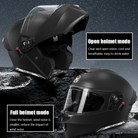 Casque Moto Flip-Up ABS Confortable Toutes Saisons pour Hommes et Femmes Adultes – Idéal pour le Motocross et la Conduite Tout-Terrain