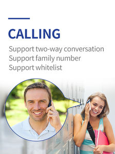 Appel bidirectionnel 4G, suivi GPS <span class=keywords><strong>portable</strong></span>, carte d'identité GPS, enfants/étudiants/personnes âgées, certifications complètes, <span class=keywords><strong>SOS</strong></span> à une touche, télécommande - Product Image 5