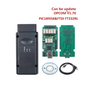 Hochwertiger <span class=keywords><strong>OPCOM</strong></span> Op-com V1.70 PIC18F458 USB <span class=keywords><strong>OBD2</strong></span> 12-24V Windows für Opel Automobil-Fehlerdiagnose-Scanner mit 3 Monaten Garantie - Product Image 1