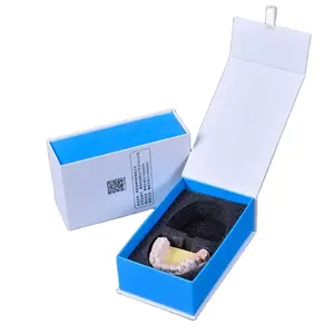 Customized Magnet Closure Dental Mold Delivery Paper Gift Box For Dental Lab