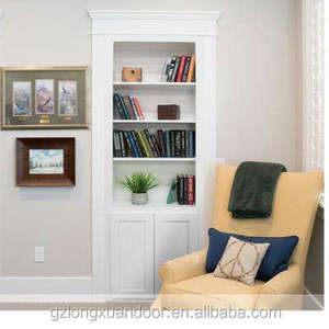 <span class=keywords><strong>Porta</strong></span> a Scomparsa in Legno Massello Insonorizzata con Libreria Integrata per Camera da Letto e Villa, Apertura Manuale Personalizzabile - Product Image 6