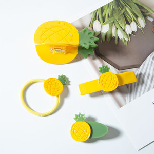 Pineapple Hair <b>Clip</b> 13 Cm Casual Headdress Fruit Design Hair Accessory - Product Image 2