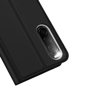 Vente en gros pour Sony Xperia 10 V <span class=keywords><strong>DUX</strong></span> <span class=keywords><strong>DUCIS</strong></span> <span class=keywords><strong>Skin</strong></span> <span class=keywords><strong>Pro</strong></span> Series Flip Leather Phone Case(Black) - Product Image 5