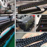 Chaîne de guidage linéaire en nylon CNC Viextro de haute qualité 20*57, entièrement fermée, pour le transport de câbles et le protection des faisceaux de câbles