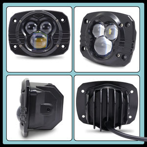 ไฟหน้ารถมอเตอร์ไซค์ LED 35W 3 นิ้ว 12V รุ่นใหม่ เลนส์ 5D สองสี กันน้ำ อุปกรณ์ตกแต่งรถมอเตอร์ไซค์แบบสากล - Product Image 4