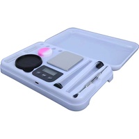 Nouveau produit avec pesée électronique plateau à cigarettes lumineux LED plateau à cigarettes USB plateau multicolore rechargeable électronique sca