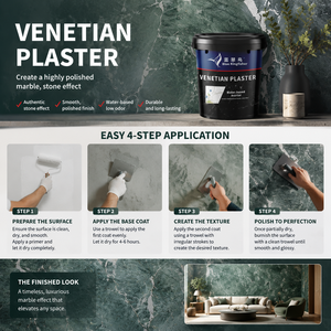 <span class=keywords><strong>Estuco</strong></span> <span class=keywords><strong>Veneciano</strong></span> Decorativo para Interiores con Efecto Mármol de Alto Brillo, Lujoso y Suave a Base de Agua, Súper Premium - Product Image 6