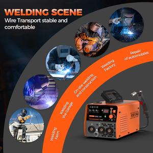 Machine à souder <span class=keywords><strong>MIG</strong></span> <span class=keywords><strong>145</strong></span> Mini FEIFANKE 220V pour la réparation à domicile, le bricolage et l'atelier, soudeuse <span class=keywords><strong>MIG</strong></span>/MAG sans gaz à fil fourré - Product Image 6