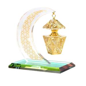 Bouteille de parfum en cristal arabe en gros, style européen, américain, africain, cadeau islamique musulman, image de nature morte pour anniversaire - Product Image 2