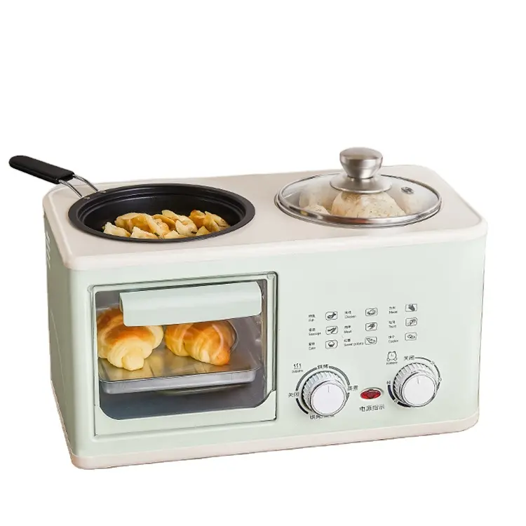 Máquina de desayuno multiusos de venta directa de fábrica 4 en 1 máquina de desayuno multifunción