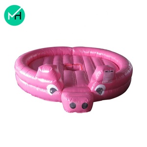 Gran oferta, arena inflable con patrón de bandera comercial de EE. UU. Para Rodeo Bull, colchón mecánico, inflable activado mecánicamente - Product Image 5