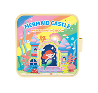 Livre de Peinture Magique à l'Eau Multicolore Réutilisable pour Enfants, Sans Salissures sur les Mains, Vente en Gros Usine