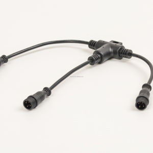 방수 IP65 남성 여성 케이블 어셈블리 LED 조명 저렴한 가격 2 핀 3 핀 4 핀 SR 케이블 엔드 스토퍼 커넥터 - Product Image 4